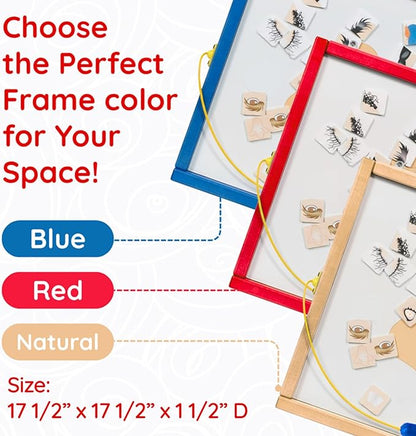 Magnetic Toddler Activity Wall Panel Toy – Interactive Wall Busy Board – - Image 5
