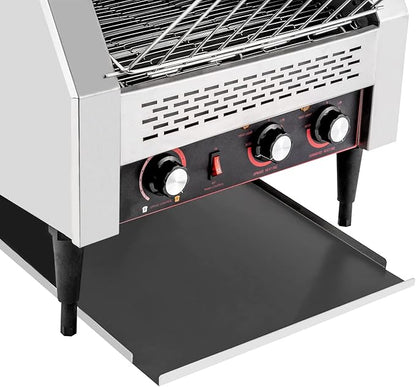 Commercial Conveyor Toaster-450 Slices/H, 2600W Stainless Steel Toasters - Image 6