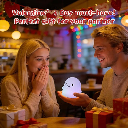 Rytinazzz Halloween Ghost Night Light, Color-Changing & 50-Hour Battery - Image 5