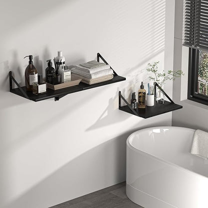 Heimlove Black Deep Floating Shelves - Image 6