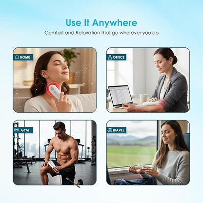 Portable Drug Free Muscle Recovery massage gun Compact Therapy Device Built - Image 4
