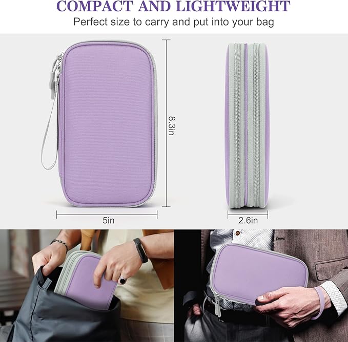 FYY Electronic Organizer, Travel Cable Organizer Bag Pouch Electronic - Image 2