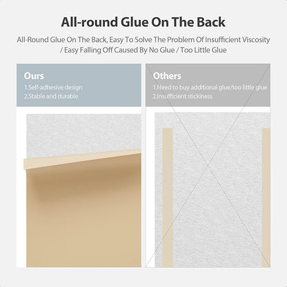 Amantech 12 Pack Acoustic Panels Self Adhesive Sound Proof Foam, High Density - Image 4