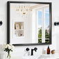 Black Bathroom Mirror, 30x30 Square Mirrors by WelcometoCIVENO