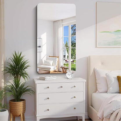 CILIBER Frameless Wall Mirror, HD Shatterproof Vanity Mirror - Image 2