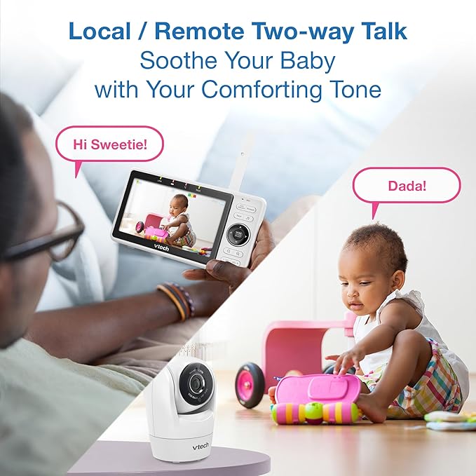 VTech 2-Cameras Smart WiFi Baby Monitor - Image 8