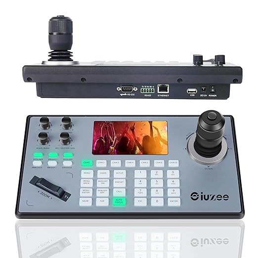 iuZee PTZ Camera Controller 4D Joystick PoE IP PTZ Keyboard by iuZee-US