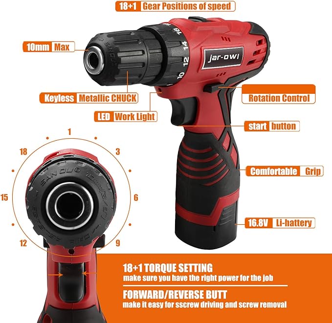 108 Piece Power Tool Combo Kits - Image 3