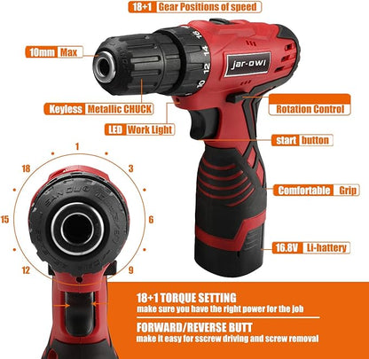 108 Piece Power Tool Combo Kits - Image 3