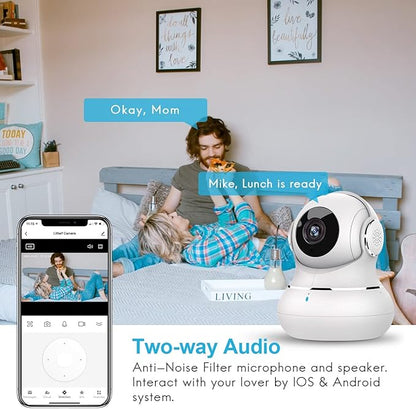litokam Indoor Security Camera 4 Pack, 360° WiFi Cameras - Image 5