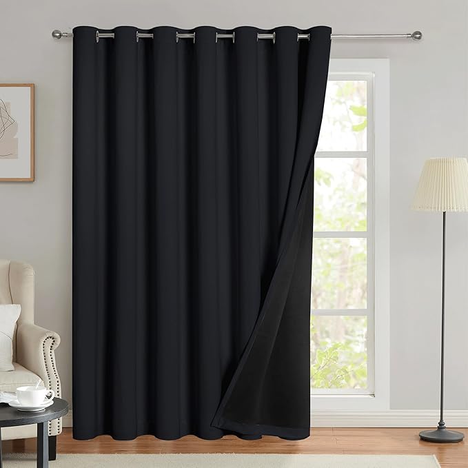 Beauoop 100% Blackout Curtains 96 Inches Long - Image 3