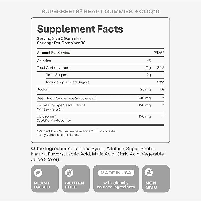 Humann SuperBeets 3-in-1 Heart Gummies - Image 9