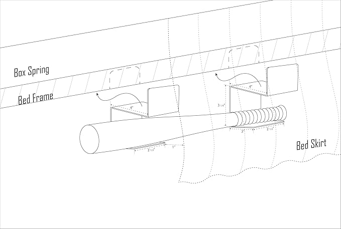 Dual Shelf - Concealed Under Bed Hidden Shelf - Image 9