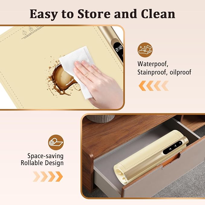 Upgrade Graphene Warming Mat for Food, Electric Warming Tray Rapid Heating - Image 5