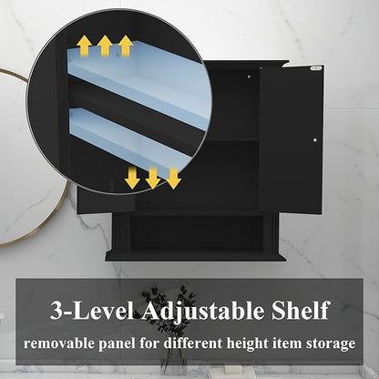 Bathroom Cabinet Wall Mounted| Over The Toilet Storage Cabinet - Image 4