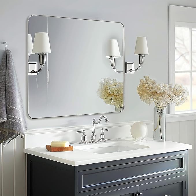 ANDY STAR Chrome Bathroom Mirrors - Image 2
