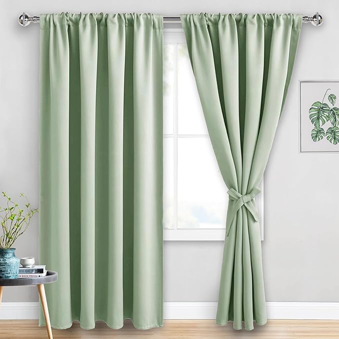 JIUZHEN Blackout Curtains for Bedroom by JIUZHEN