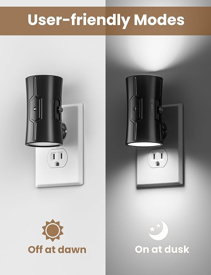 Sujeet LED Night Lights Plug into Wall, Bright Night Light, Dusk to Dawn Sensor - Image 2