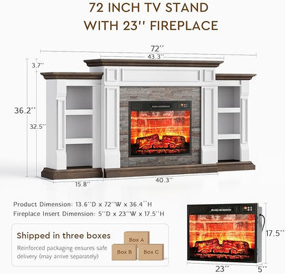 LGHM 72" Electric Fireplace - Image 8