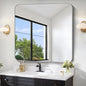 FORBATH 42x42 Inch Silver Bathroom Mirror by FORBATH