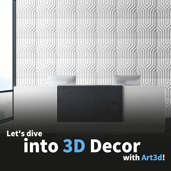 Art3d Decorative 3D Wall Panel, 32 Sq.FT PVC Interior Wall Decor - Image 10