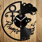 Vinyl Clock Prince Handmade Exclusive Clock Art Decor Home Wall Clock Black Original Gift Unique Design