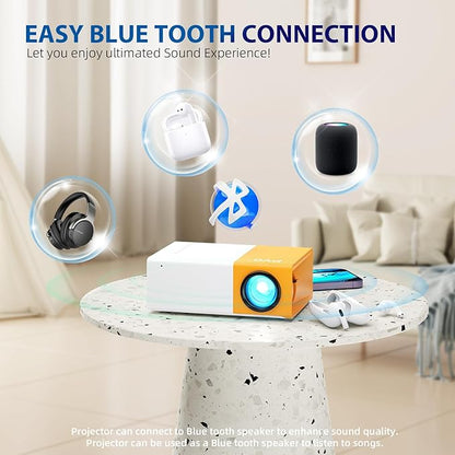 PVO Projector WiFi Portable Mini Projectors 1080P, Phone Screen Can Be Mirrored - Image 4