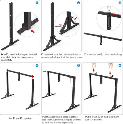 Overhead Camera Mount with Light LED 5600K Continuous -Top-Down Shooting Desk - Image 7
