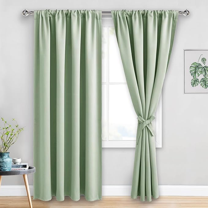 JIUZHEN Blackout Curtains for Bedroom by JIUZHEN