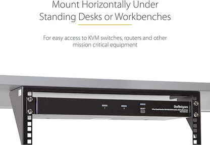 StarTech.com 3U 19" Wall Mount Vertical Rack Bracket, Wall Mount Patch Panel - Image 4