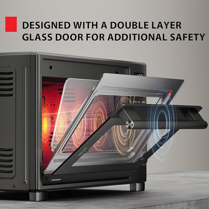 TOSHIBA ChefFry Air Fryer Toaster Oven Combo, 12-in-1 Convection Countertop Oven - Image 6