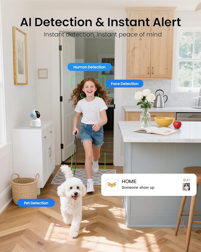 4K 8MP Indoor Security Camera, WiFi Camera - Image 4