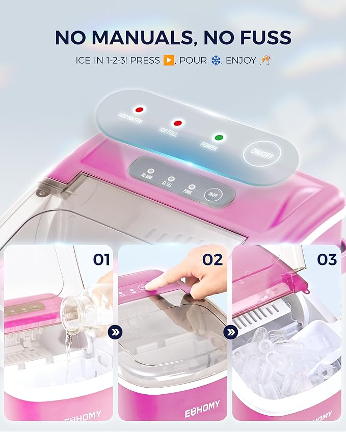 EUHOMY Countertop Ice Maker Machine - Image 6
