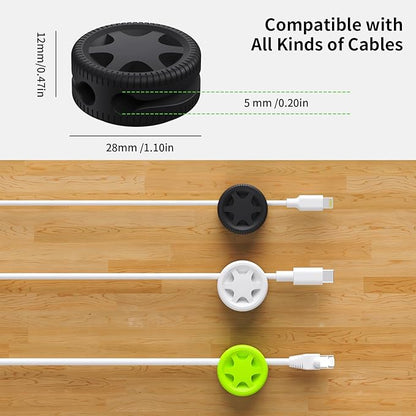 XenovaX 6 Pack Cord Organizer Clips - Image 7