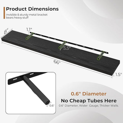Fun Memories 66 Inch Fireplace Mantel Shelf - Image 3