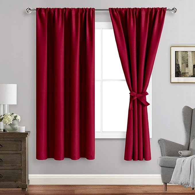 JIUZHEN Blackout Curtains for Bedroom by JIUZHEN