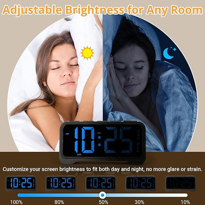 Loud Alarm Clock for Heavy Sleepers Adults, Vibrating Bed Shaker Alarm Clock - Image 3