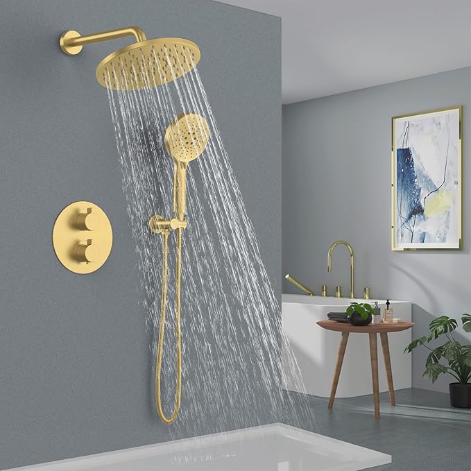 Iriber Thermostatic Shower System Wall Mount - Image 2