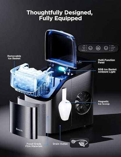 GoveeLife Smart Ice Maker Countertop, Portable Ice Machine - Image 7
