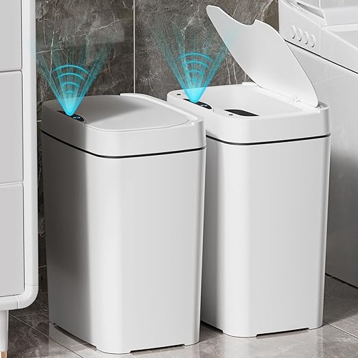 2 Pack 2.7 Gal Bathroom Trash Can by VANPOPUBS