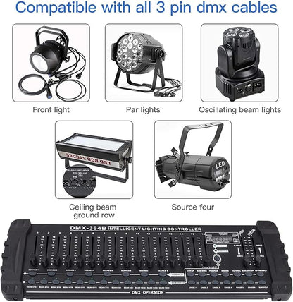 DMX512 DJ Controller 384CH DMX Cotroller Use - Image 2