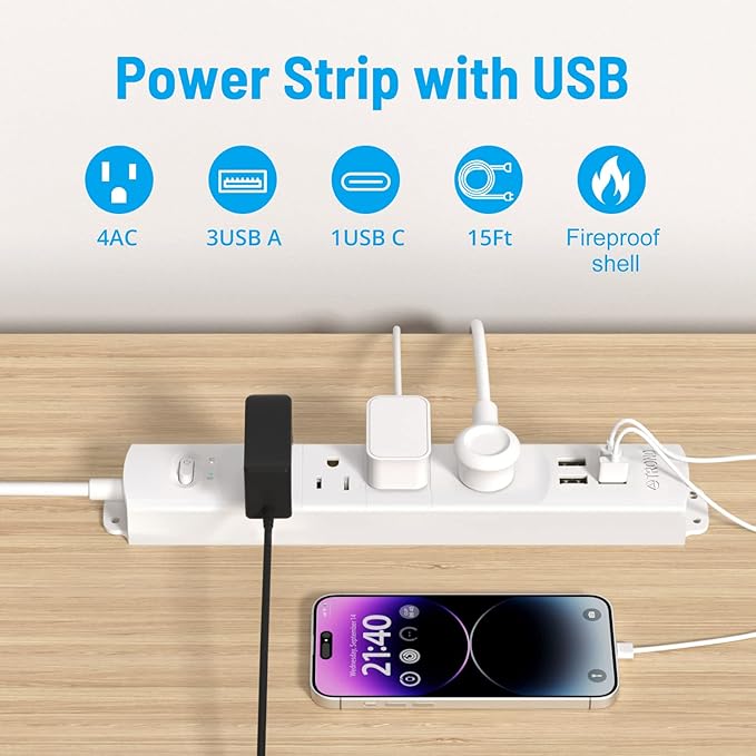 TROND Surge Protector Power Strip - Image 2