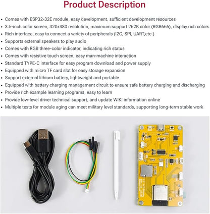 Hosyond 3.5'' 320x480 Touch Screen ESP32 Display - Image 5