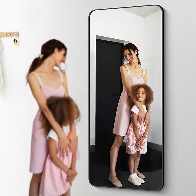 72" x 30"Bathroom Mirror, Matte Black Wall Mirror - Image 4