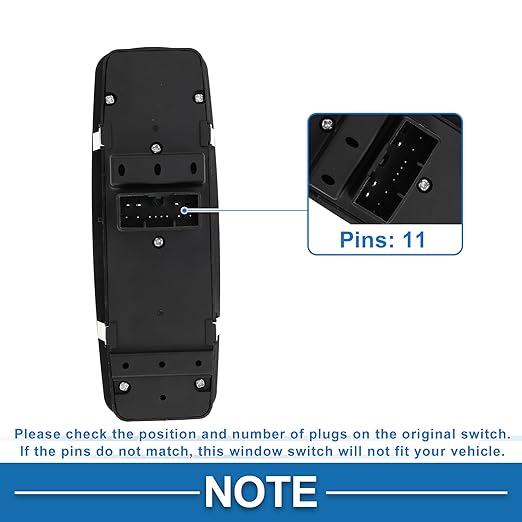A ABSOPRO Power Window Switch No.68262252AC Front Left Driver Side Window - Image 4