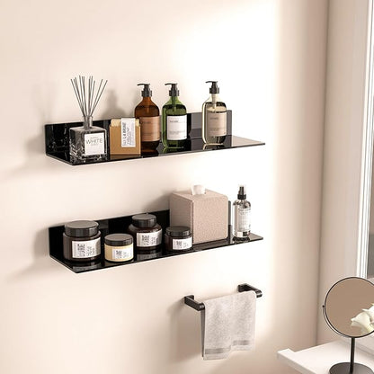 20 Inches Acrylic Wall Shelves 2 Pack, Floating Shelf - Image 6