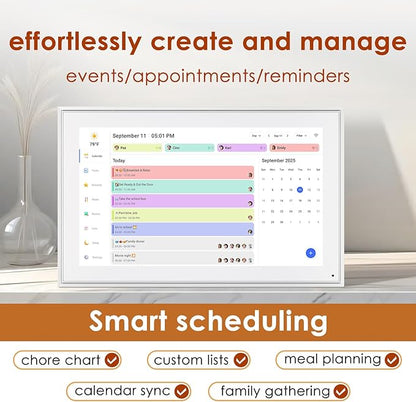 Digital Calendar 15.6 Inch, Electronic Calendar Chore Family Schedules - Image 5