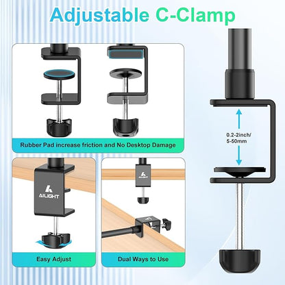 Ailight Camera Desk Mount Webcam Stand - Image 6