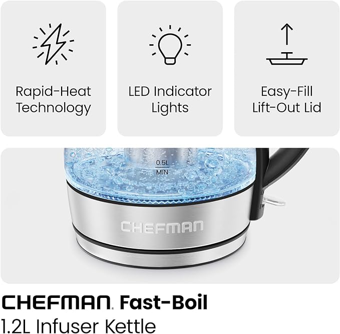 CHEFMAN Electric Kettle - Image 2