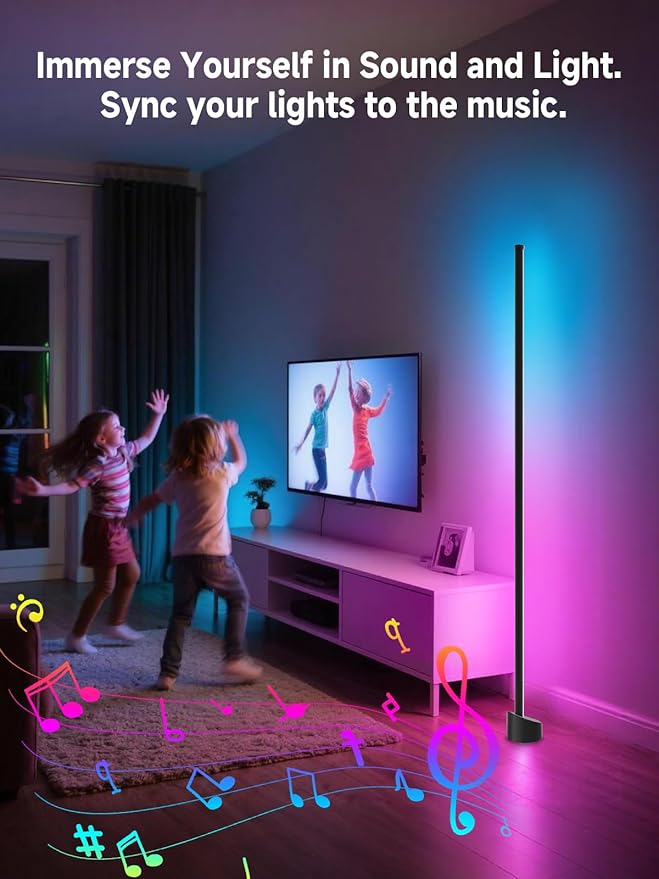 GIPOYENT Standing Floor Lamp, RGB LED Lamp - Image 6